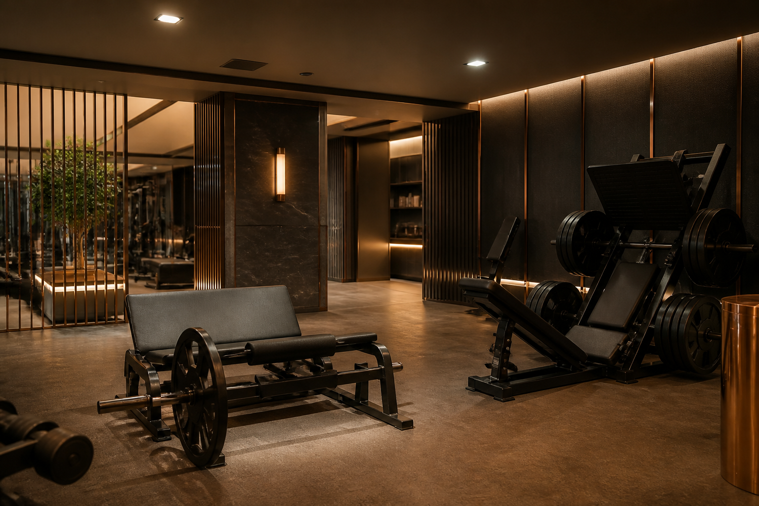Lower-body studio at Reserve Club