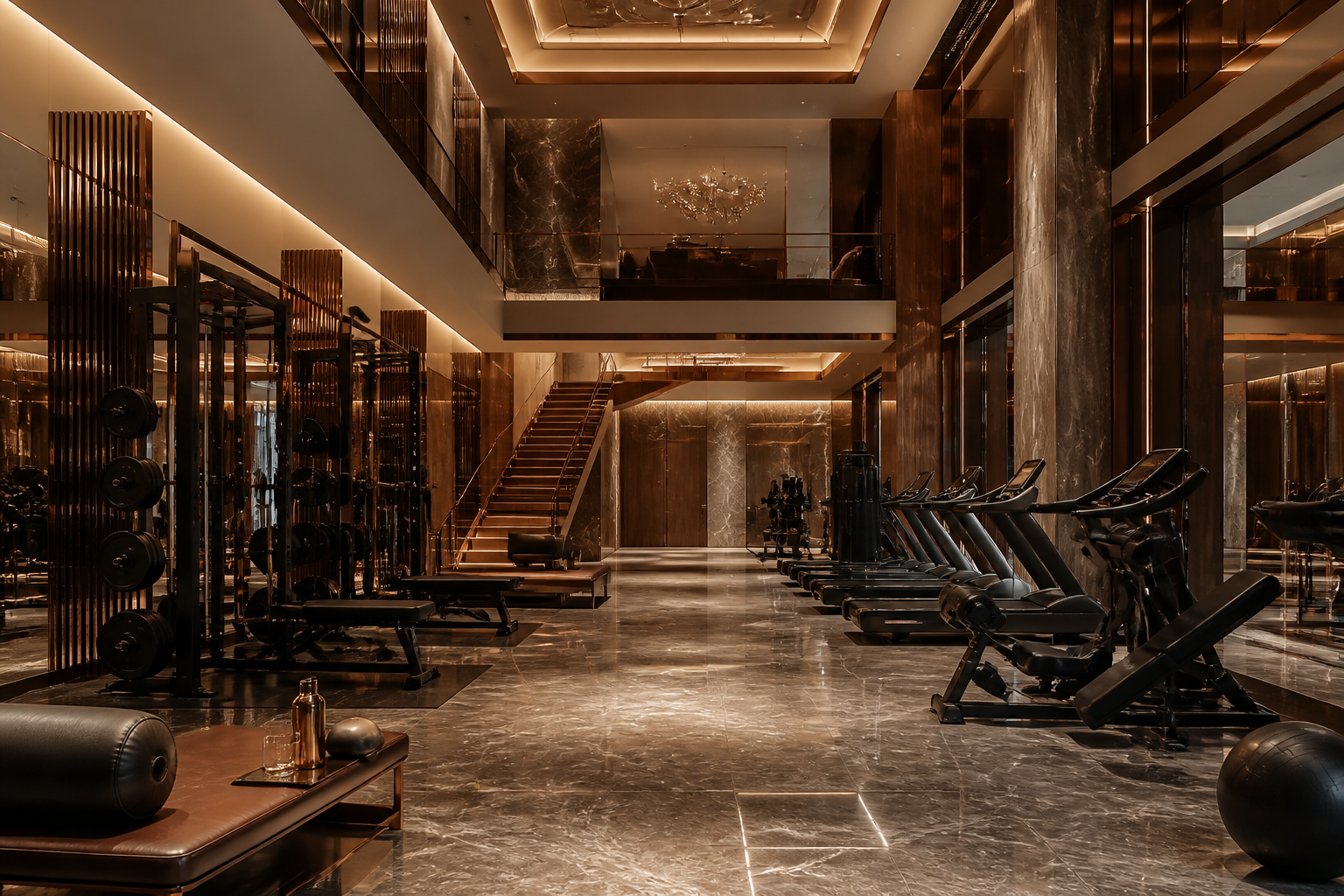 Signature training floor at Reserve Club