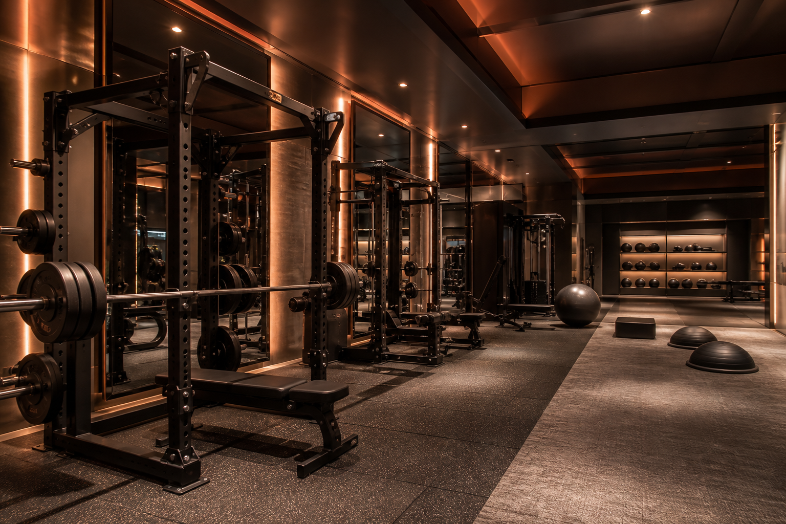 BLCK strength floor at Reserve Club