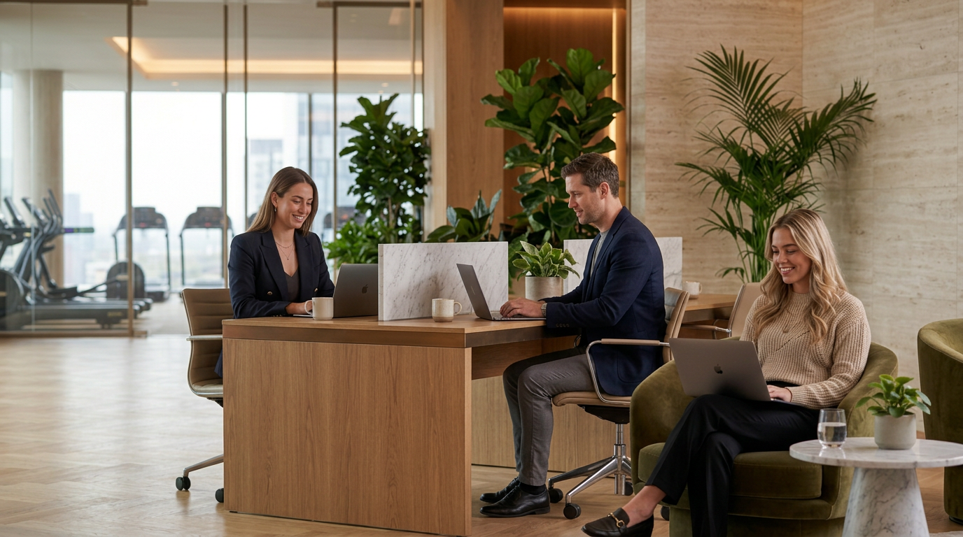 Co-working space inside Reserve Club