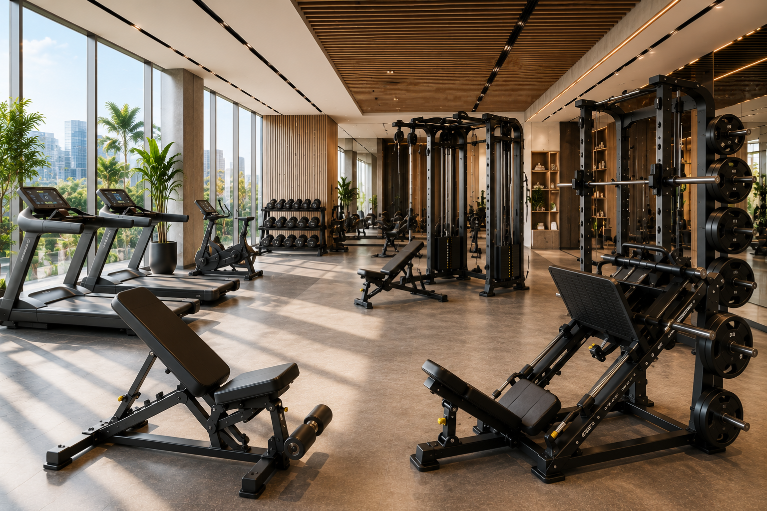 Training floor at Reserve Club