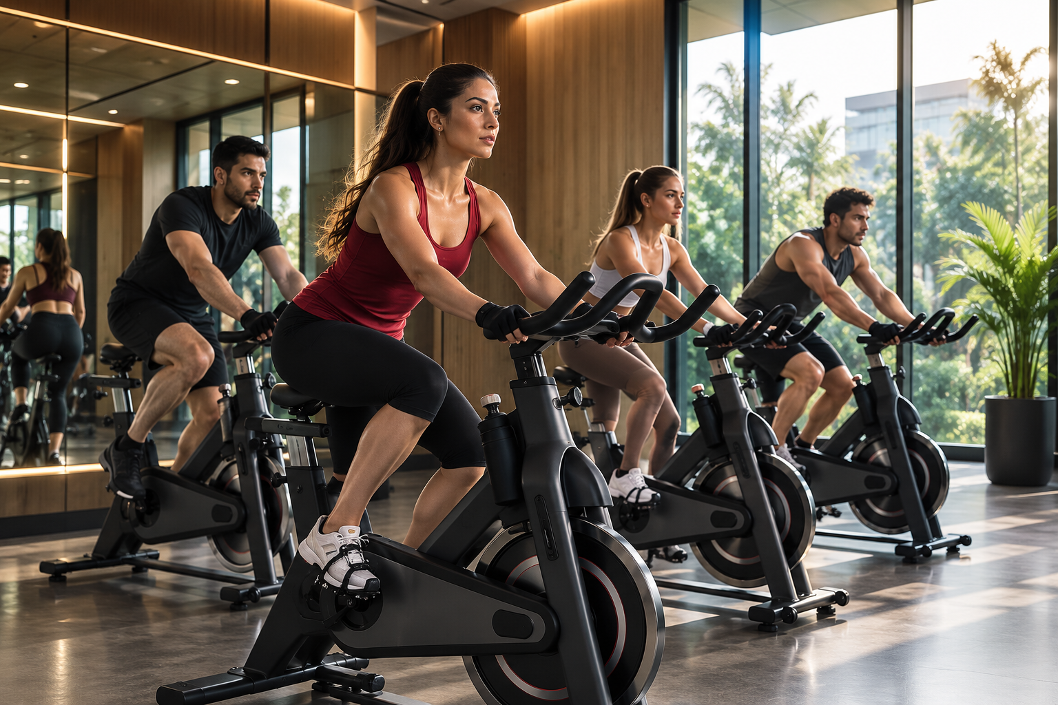 Spin studio session
